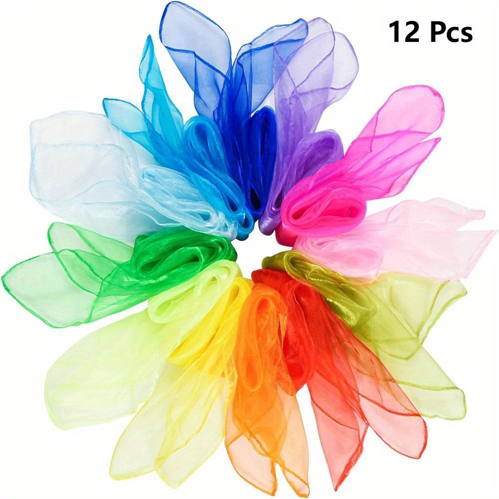 Scarf Silk Square - 10 قطعة/12 قطعة نمط جديد ساحة
