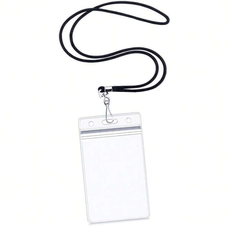 Lanyard Badge Holder - حامل شارة بطاقة الهوية العمودية مع