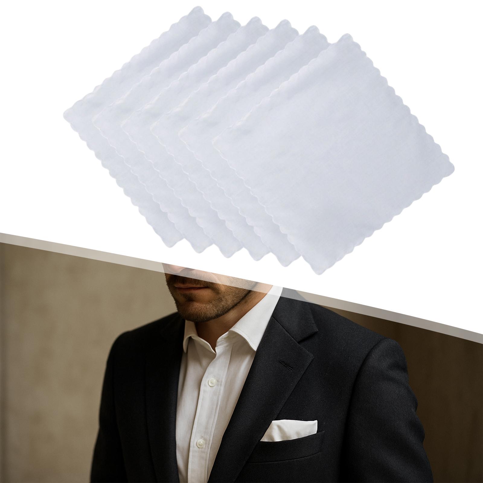 6 قطع مناديل قطنية للرجال والن - مراجعة Handkerchief Cotton Men وسعره