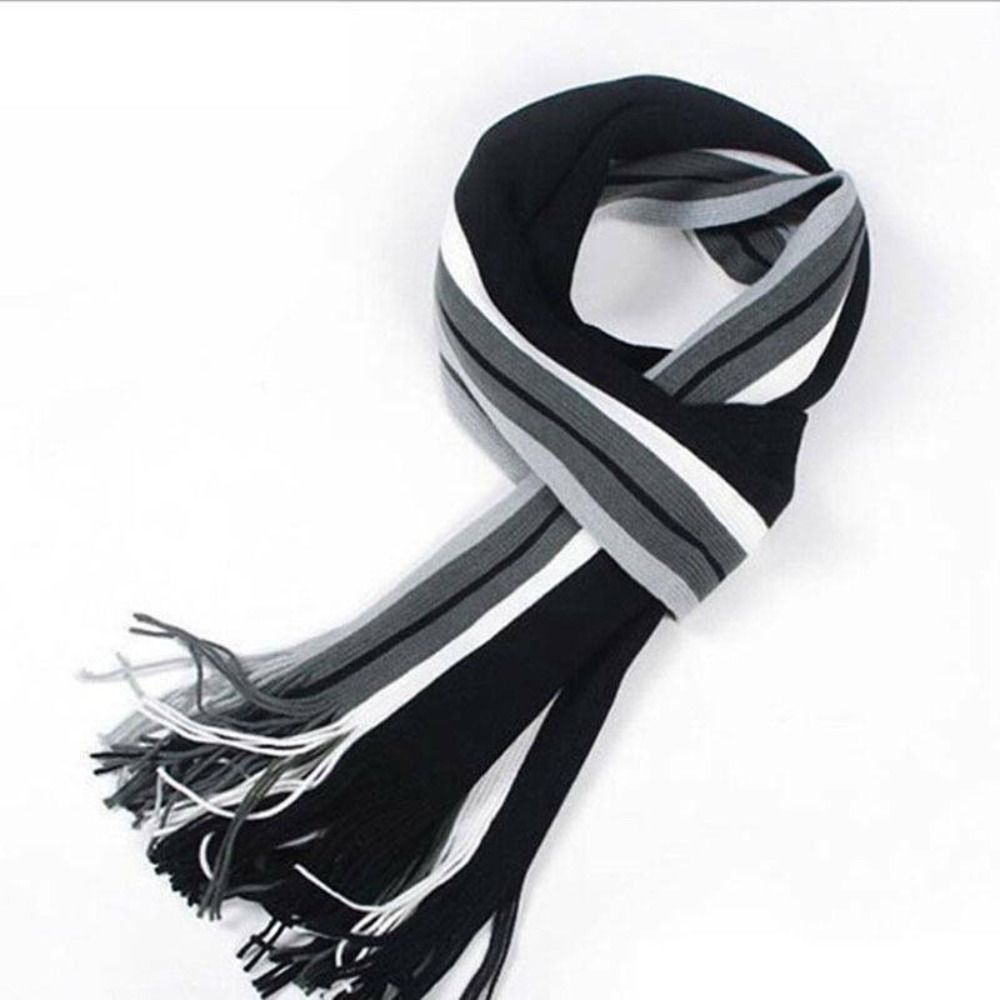 الكشمير الرجال وشاح مخطط موضة  - مراجعة Muffler Men Wool وسعره