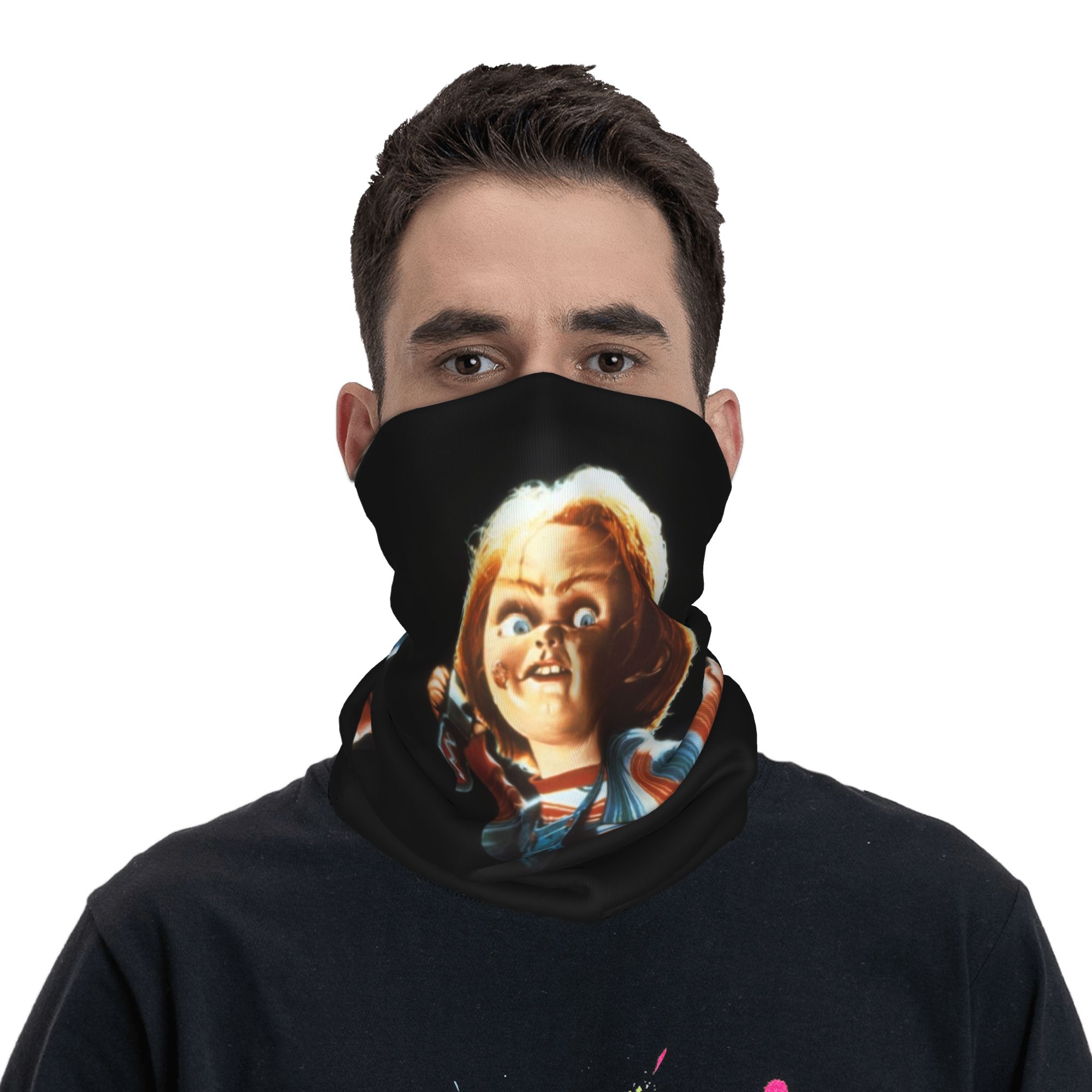 ربطة رأس شتوية مخصصة بتصميم دم - مراجعة Neck Warmer Tube وسعره