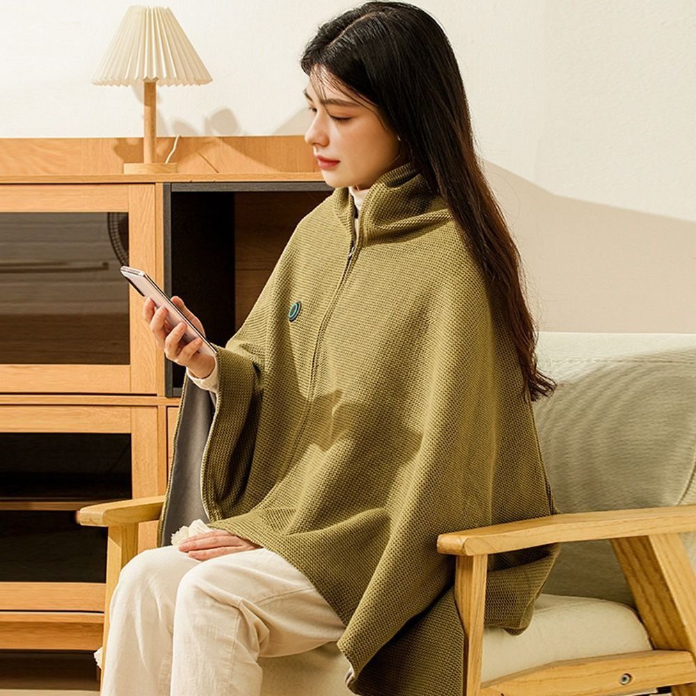 بطانية تدفئة كهربائية محمولة ب - مراجعة Woven Scarf Blanket وسعره