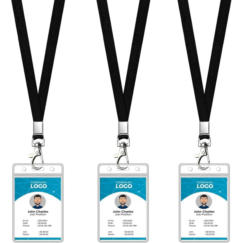 3 عبوات من حبل الرحلات مع مجمو - مراجعة Lanyard Badge Holder وسعره