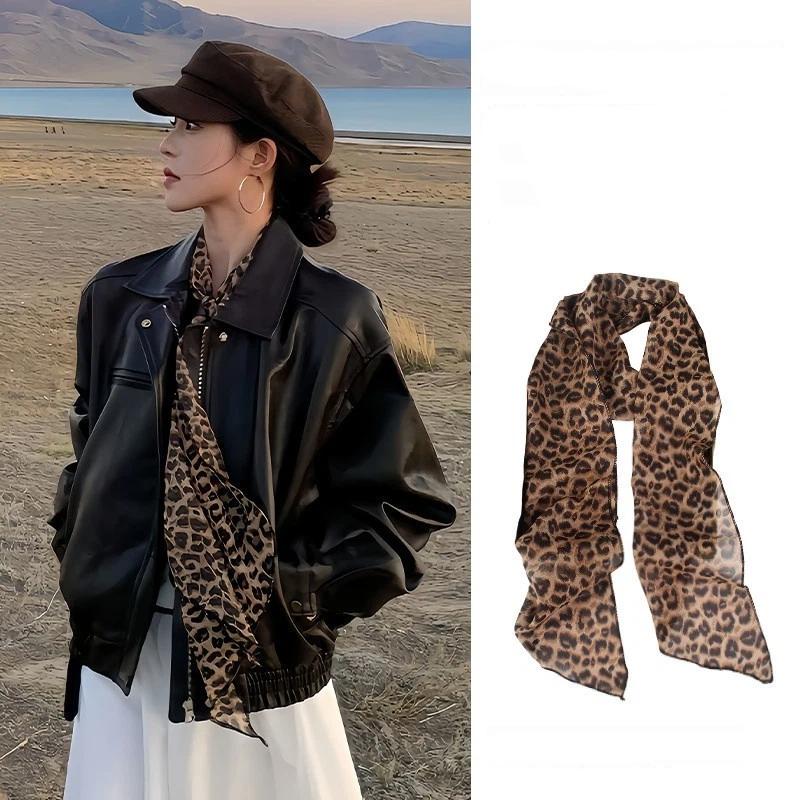 وشاح حريري رفيع بنقشة الزهور و - مراجعة Ascot Neck Scarf وسعره