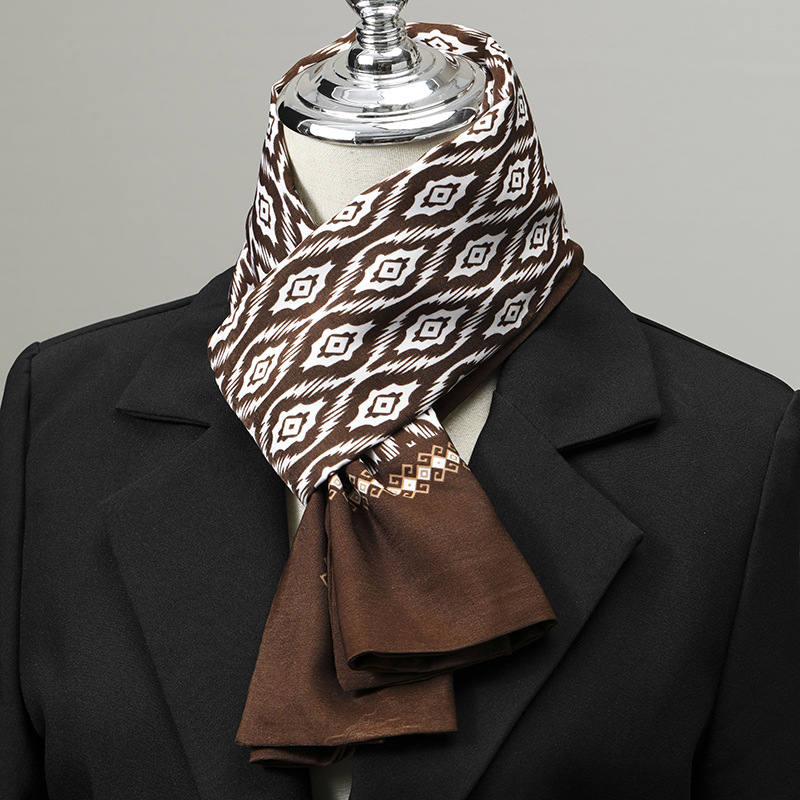 وشاح رجالي تقليد الحرير وشاح ل - مراجعة Ascot Neck Scarf وسعره