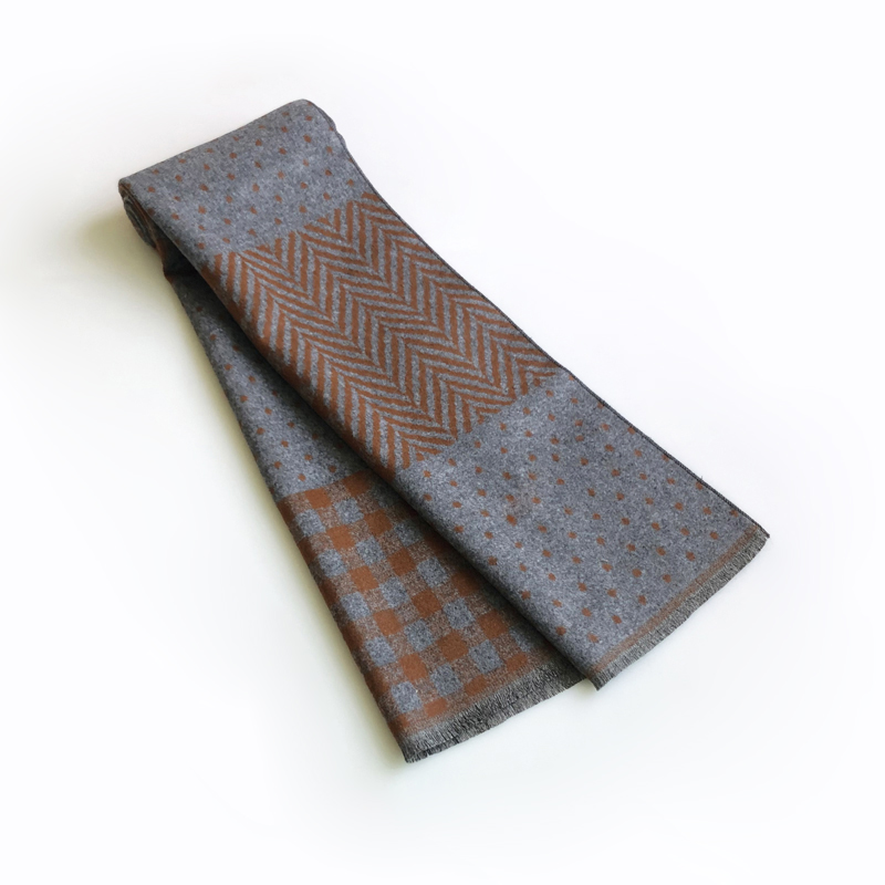 وشاح من القطن مع شرابة للرجال  - مراجعة Muffler Men Wool وسعره