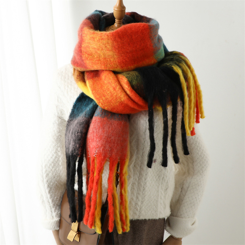 وشاح شبكي جديد للخريف والشتاء  - مراجعة Muffler Men Wool وسعره