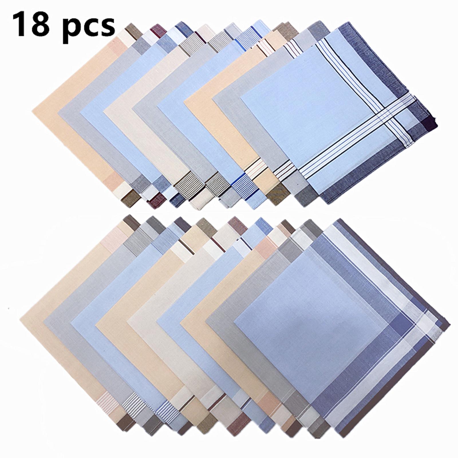 مناديل رجالية قطنية مقاس 16 بو - مراجعة Handkerchief Cotton Men وسعره