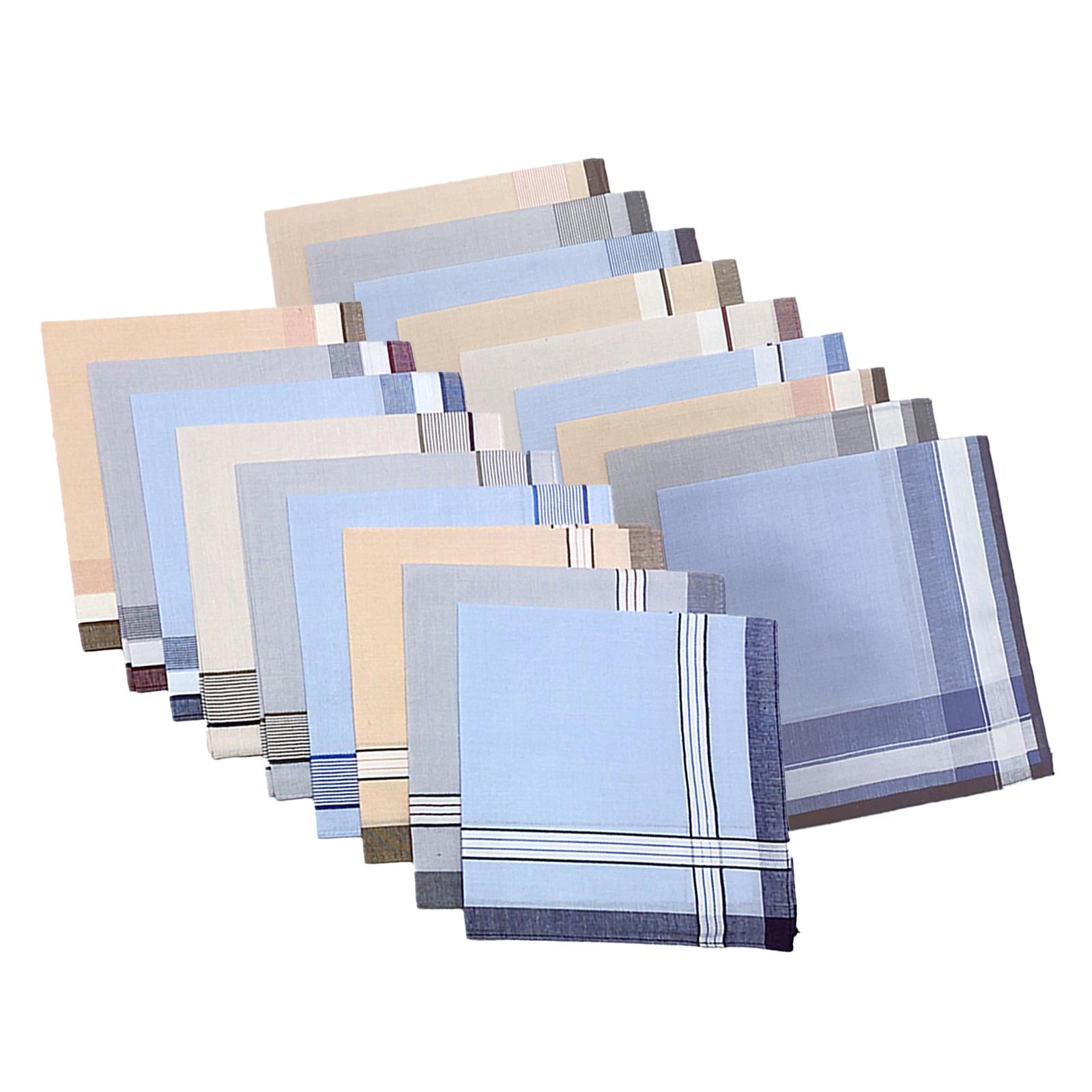 مناديل رجالية قطنية مقاس 16 بو - مراجعة Handkerchief Cotton Men وسعره