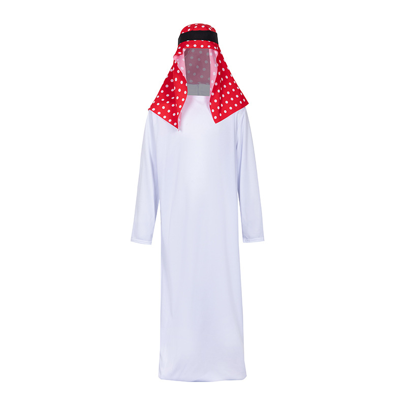 زي عربي تقليدي للرجال، ثوب عرب - مراجعة Ascot Neck Scarf وسعره