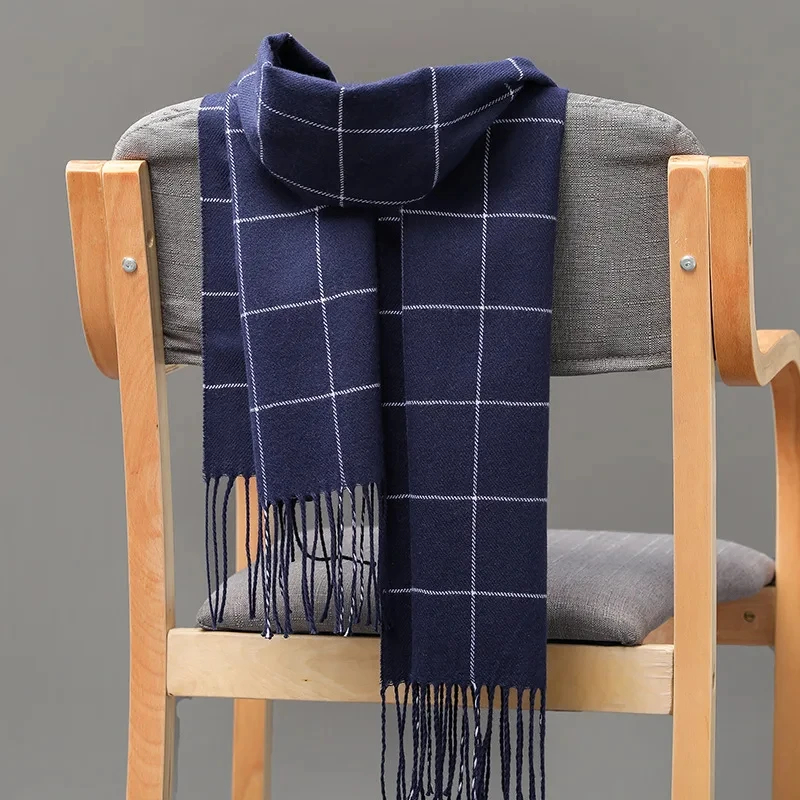 2024 جديد الشتاء الرجال وشاح ا - مراجعة Muffler Men Wool وسعره