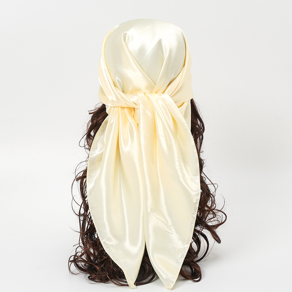 90 سنتيمتر الصلبة الألوان مندي - مراجعة Scarf Silk Square وسعره