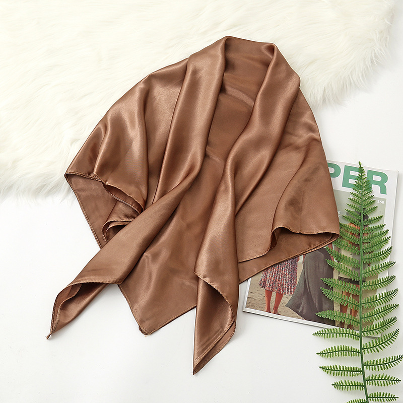 90 سنتيمتر الصلبة الألوان مندي - مراجعة Scarf Silk Square وسعره
